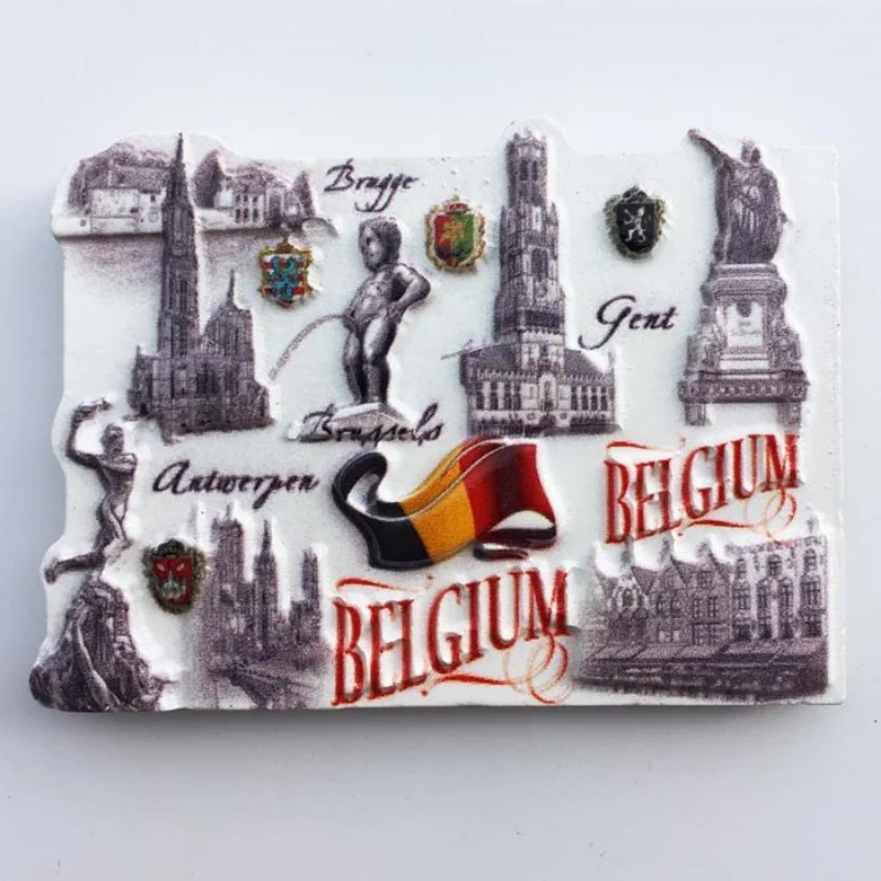 

Belgium Fridge Magnets Antwerpen Travelling Souvenirs Photo Wall Magnetic Stickers Home Decoration Wedding Birthday Gifts
