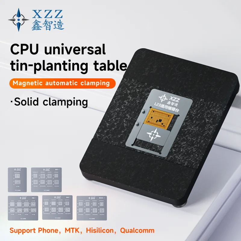 

XZZ L23-CPU Universal CPU Reballing Stencil Platform for IPhone A8~A16 /Android Series IC Chipping Planting Tin Template Fixture