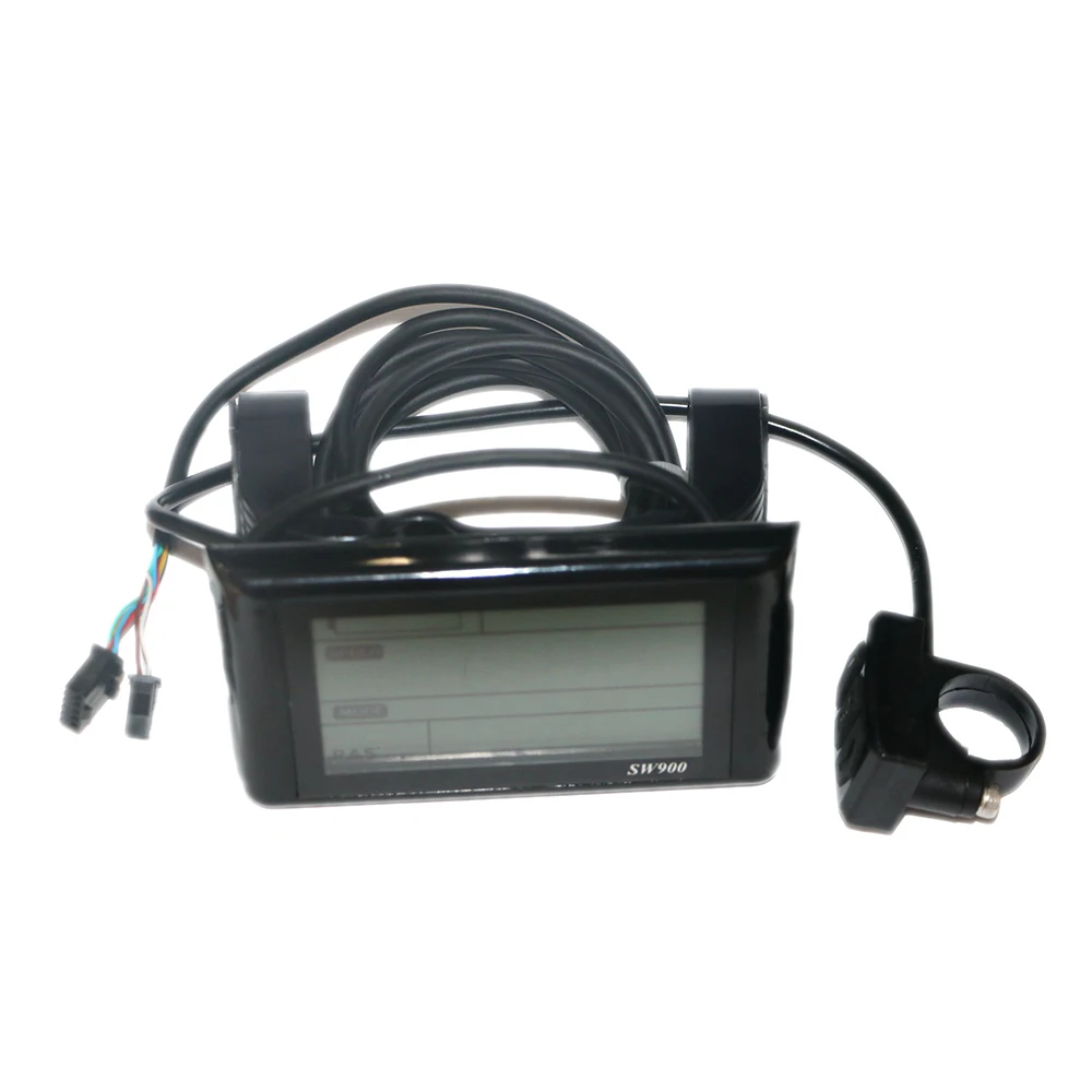 

Универсальный электрический велосипедный счетчик с ЖК-дисплеем, 24-72 в, Электрический скутер SW900, ЖК-дисплей, измеритель с водонепроницаемым разъемом