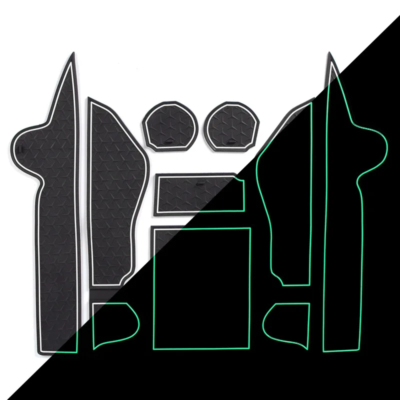 

Anti-Slip Gate Slot Mat For Mercedes Benz C-Class W205 2015-2019 Non-Slip Door Groove Pad Rubber Coaster Interior Accessories