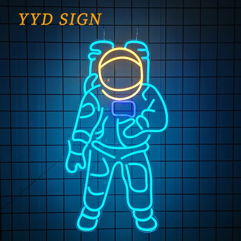 Custom , Customized Outdoor Waterproof Astronaut Dustproof Led Neon Sign For Outdoor Decoration 30 inch led neon sign light will you marry me wedding proposal backdrop personalised party valentine s day decoration wall