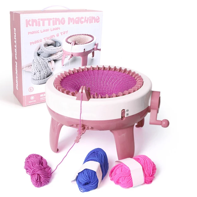 Sentro Knitting Machine Craft Project 40 Needle Hand Knitting Machine Kit  for Knitting Craft Such as Scarves/Hats/Sweaters/Glove - AliExpress