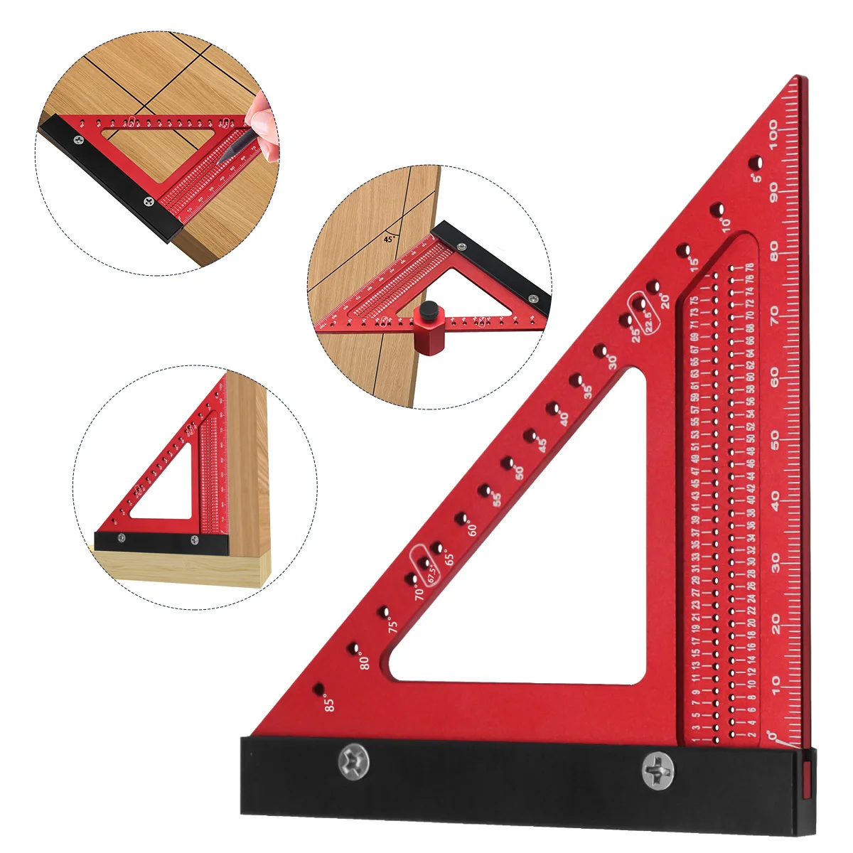 Acboor Compas Menuisier, Compas de Mesure en Acier Professionnel Compas  Pointe au Carbonne avec 11pcs Crayons Compas de Précision Réglage pour  Charpentier Menuisier Industriel Cuir Artisanat : : Fournitures de  bureau