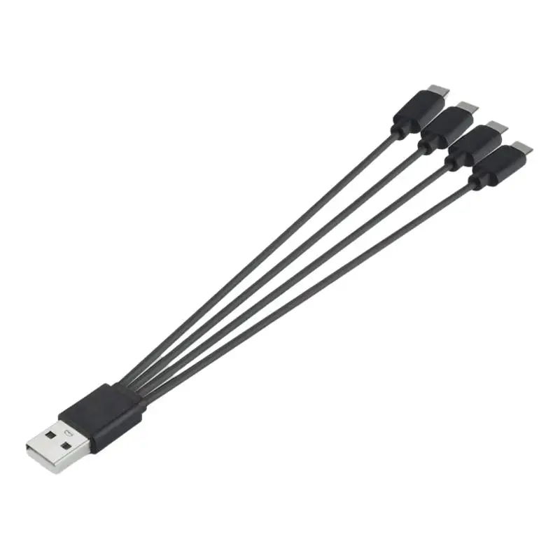 핫세일 1개 4 in 1 멀티 USB C 스플리터 충전 케이블 (화웨이 태블릿, 노트북, PC용) USB 타입 C 고속 충전 데이터 케이블