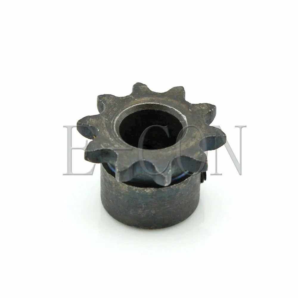 1 PCS 04C 10 Teeth Sprocket Bore 7mm Metal Pilot Motor Gear Roller Chain Drive 25H 10T 2" for Motorcycle Timing Chain DIY
