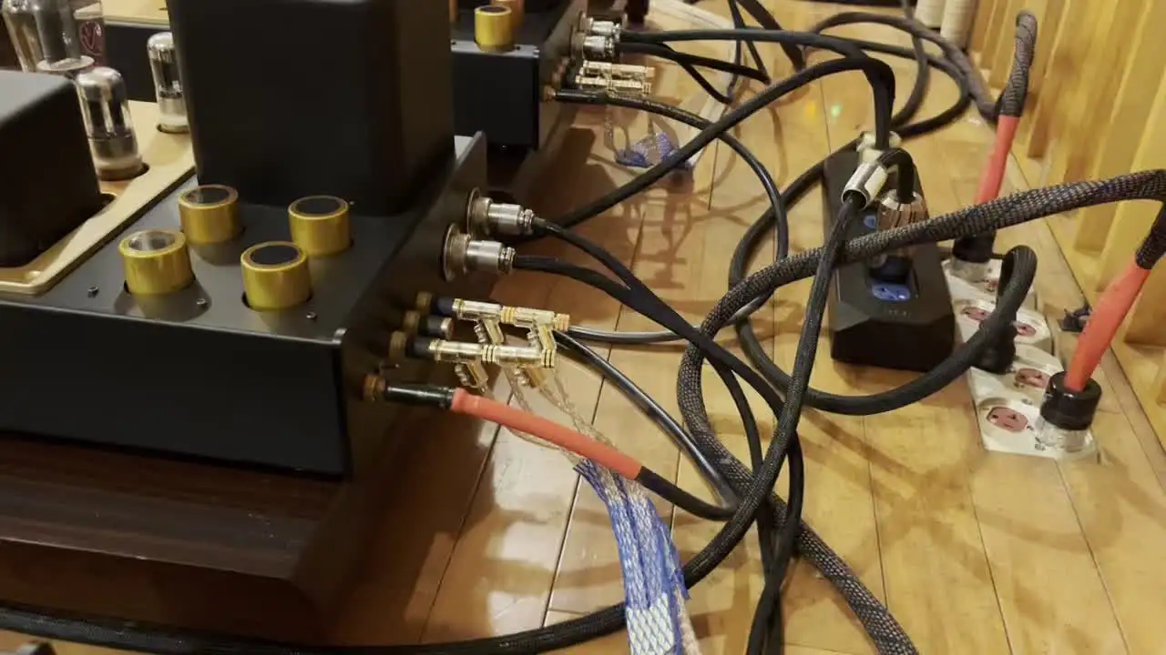 Audiomeca-スピーカーケーブル,1ペア,銅,銀,バナナプラグ - AliExpress