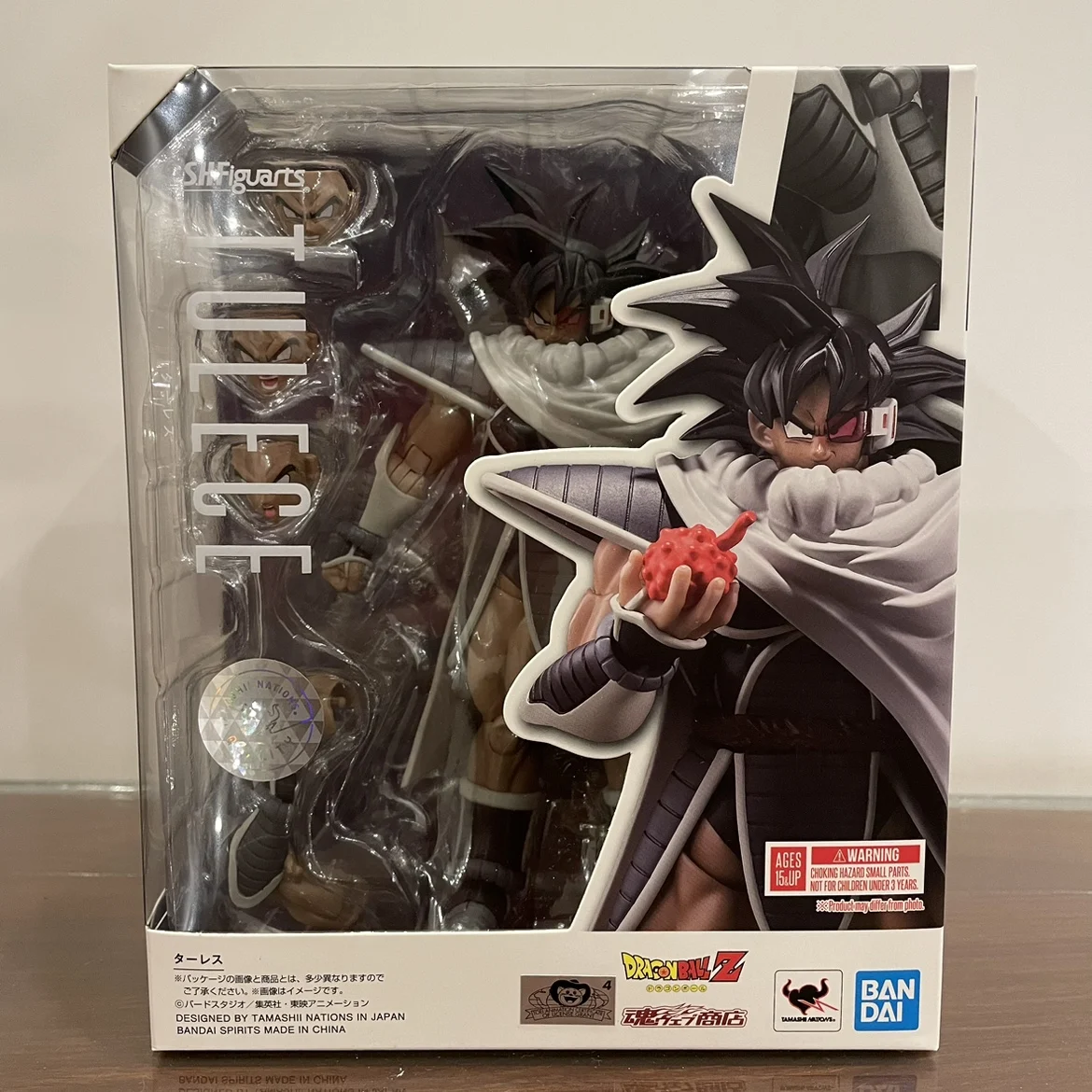 Em estoque dragon ball z s. h. figuarts turles tulece figura de ação collectible brinquedo
