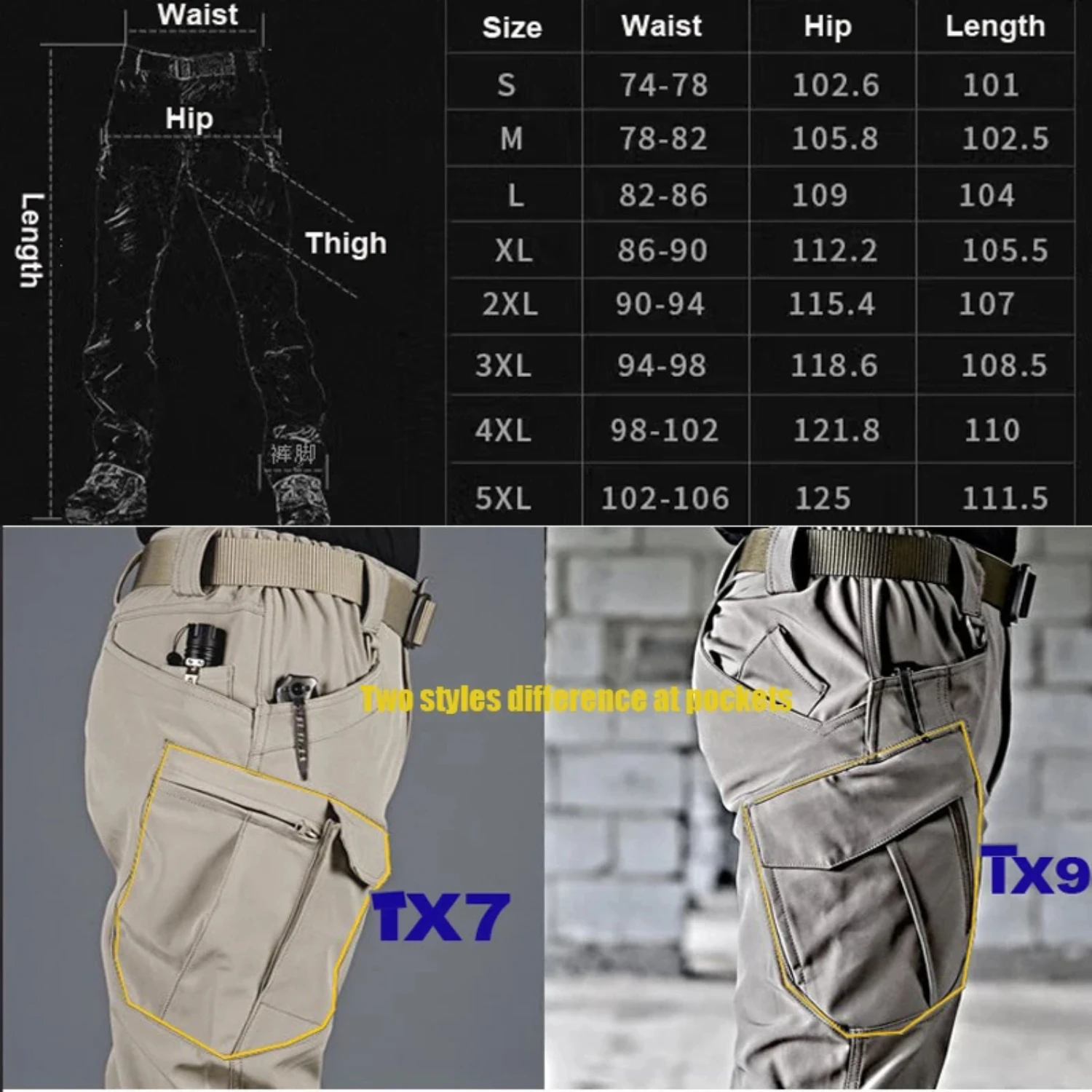 New Men Elastic Camping Hiking Trekking Fishing Climbing Outdoor Sports Trousers Spring Autumn Fall Cargo Tactical Quick Dry Pan