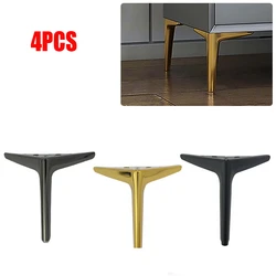 4PCS Furniture Foot Cabinet Sofa Foot Coffee Table Cabinet Bathroom Cabinet Bedside Table TV Cabinet Metal Tripod Accessory