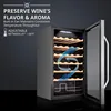 34 Bottle Compressor Wine Cooler Refrigerator w/Lock | Large Freestanding Wine Cellar For Red, White,Champagne or Sparkling Wine 4