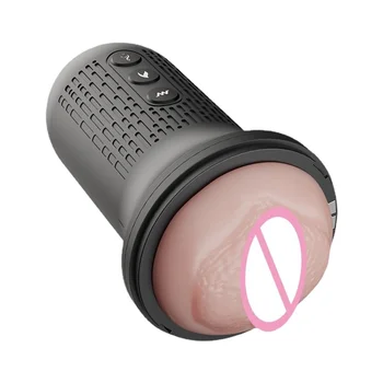 18Auto Rotating Sex Machine Male Masturbation Cup Silicone Vagina Real Pussy Blowjob Pocket Adult Masturbation Toys for Men 2