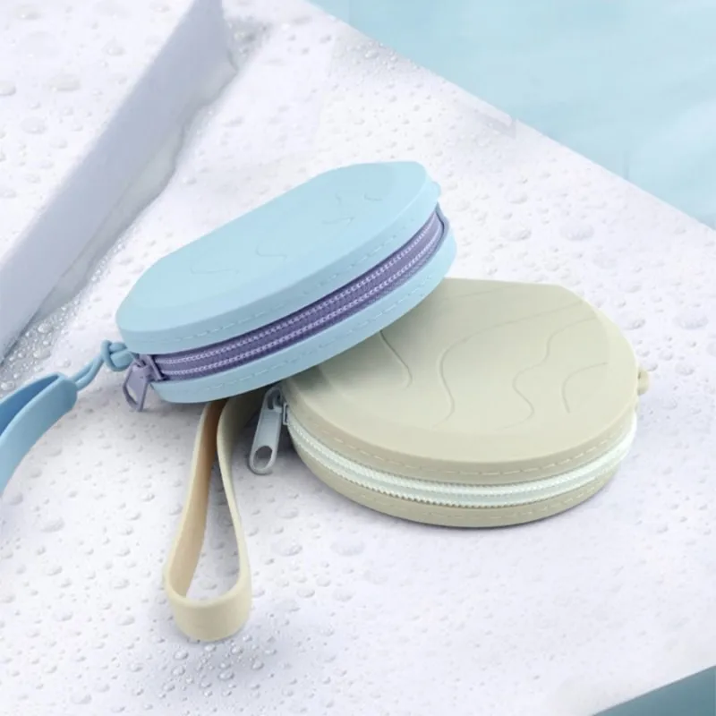 Silicone Storage Bag Waterproof Silicone Coin Purse Wallet Key Organizer Cute Waterproof Coin Pouch Handbags Daily Use