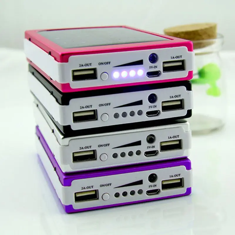 18650 Powerbank Cover Solar Energy Charging for Mobile Phone Multiple for Protection Wear-resistin