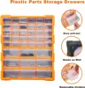 AG1502U Torin 39 Drawers Storage Cabinet Organizer Convenient Plastic Parts Storage for Desktop or Wall Mounted Organization 6