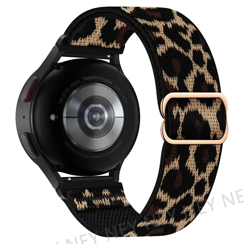 Bohemian Elastic Shiny Watch Strap, 20mm/22mm Bracelet Band