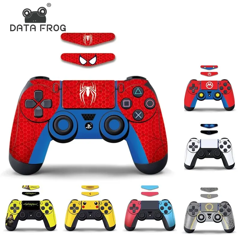 PS4 Pro Slim Game Controller Protective Sticker Cover Skin Decal For Sony PlayStation 4 Accessories gamepad protective skin vinyl decal skins game console protective skin custom stickers gamepad protective cover game controller sticker