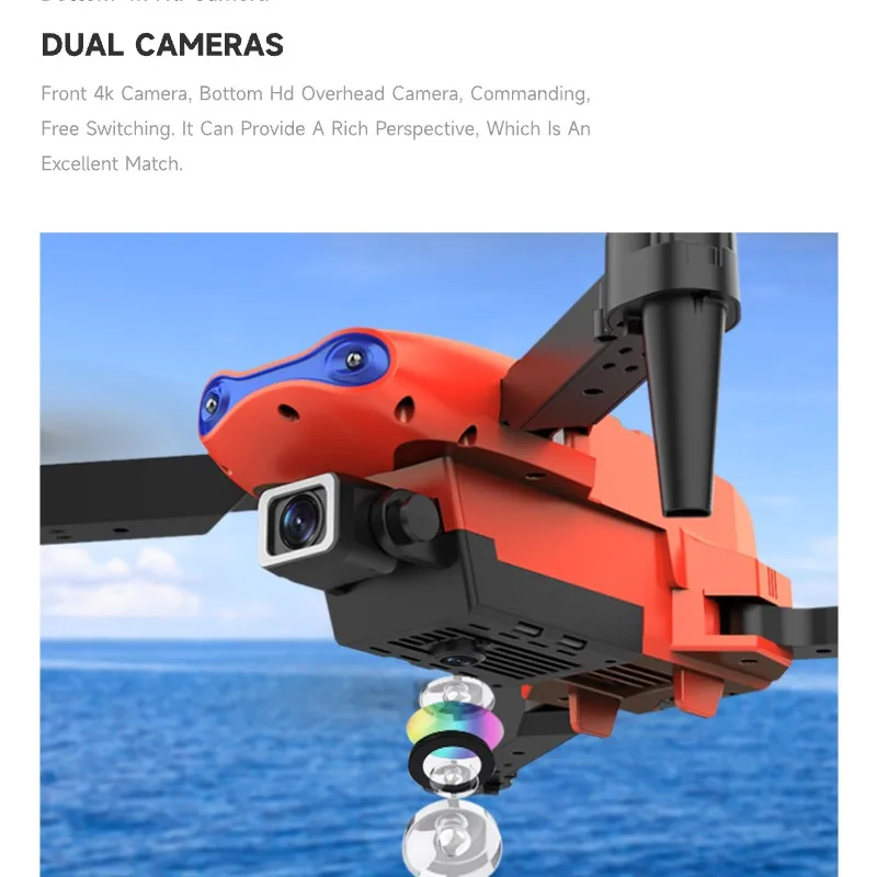 Vue de dessus du drone S536G plié dans son boîtier - Achetez Drone S536B/S536G pas cher