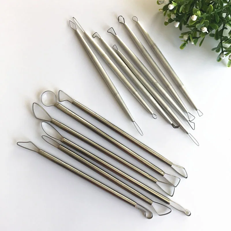 Polymer Clay Tools Pottery Sculpting Tools Clay Sculpting Tools Pottery Tools Clay Craft Tool Stainless Steel Scraper Clay Sculpting Tool Carving Pottery Ceramic Tools Polymer DIY Accessory