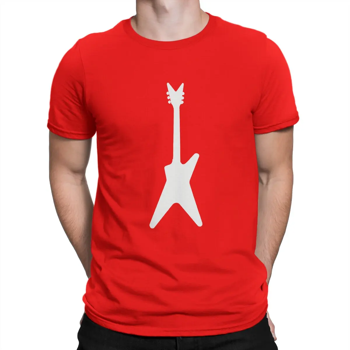 thumbnail image 1 of Sudadera con capucha y guitarra Dimebag Darrell Humor Algodón Cuello redondo Manga corta Idea de regalo Tops, 1 of 7