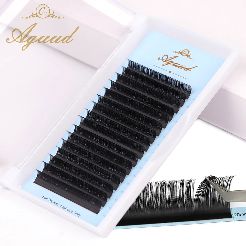 

AGUUD 16 Rows Individual 5-25mm Eyelashes Extension Tray Faux Mink Russian Volume Lashes Long/Short/Bottom/Lower Lashes Makeup