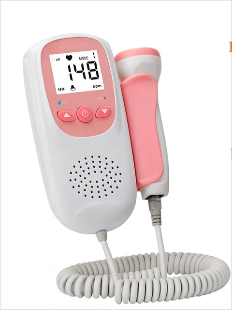 Portable Ultrasound Fetal Doppler Baby Heartbeat Monitor Pregnancy  Electronic Monitor For Baby Pregnant Women - AliExpress