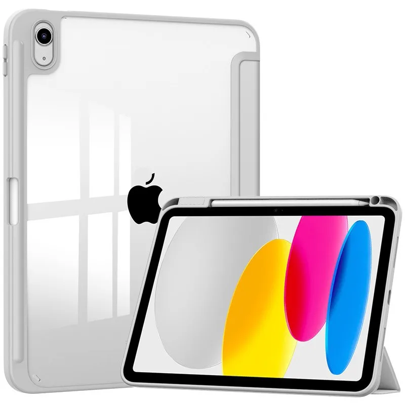 Sleek Acrylic Tablet Case with Pencil Holder