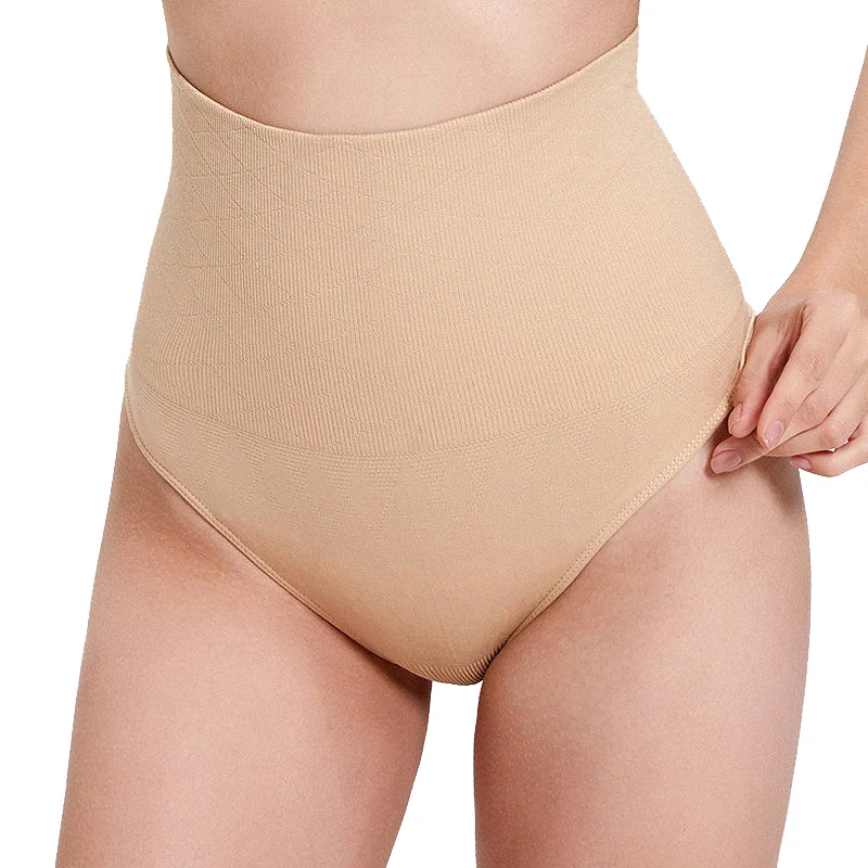 High Waist Thong Shapewear Tummy Control For Women Seamless Thong Body Shaper Slimmer Panties Underwear Waist Trainer Girdle