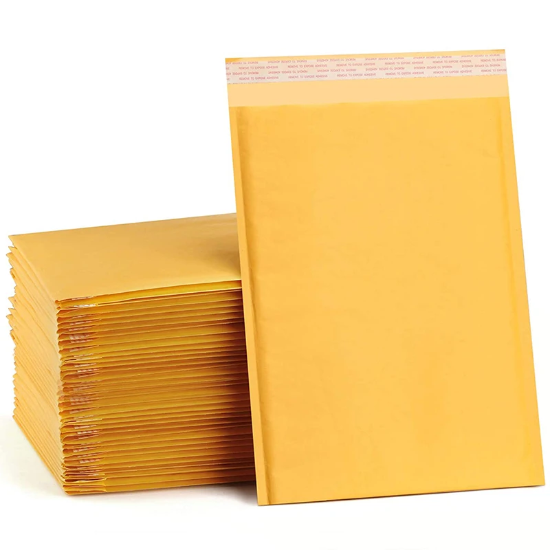 

Yellow Bubble Mailers Bag Self-Seal Packaging Bubble Bag Waterproof Small Business Supplies Poly Mailer Envelope Bag
