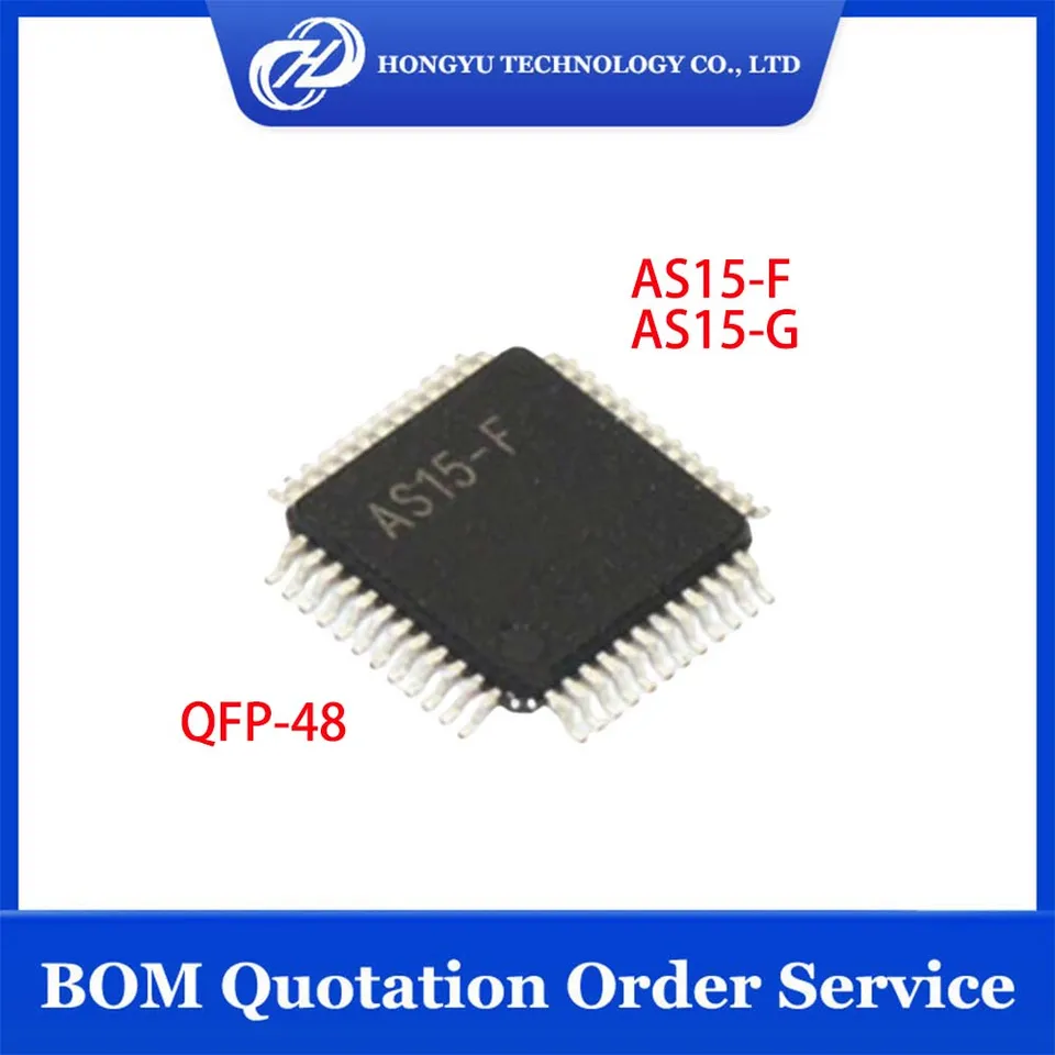 5-Pack AS15-F AS15F QFP-48 IC Chips - Original Integrated Circuits For LCD TV/Monitor Repair