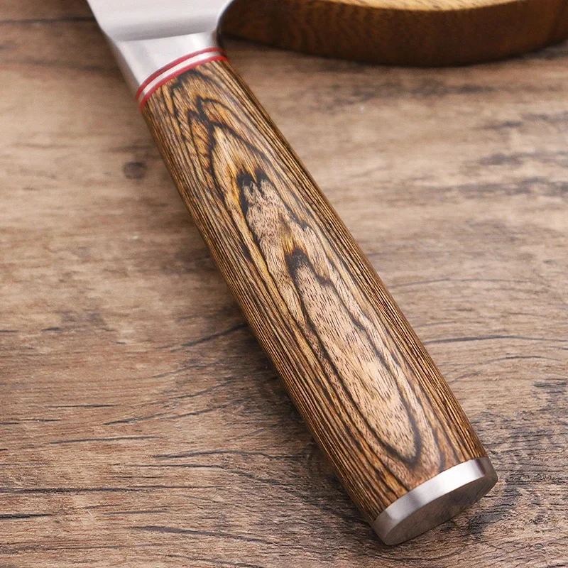 Description Picture 3 of item5inch Kitchen Boning Knife Handmade Forged Knife Meat Cleaver Stainless Steel Cooking Utility Knife Wooden Handle Kitchen Gadget