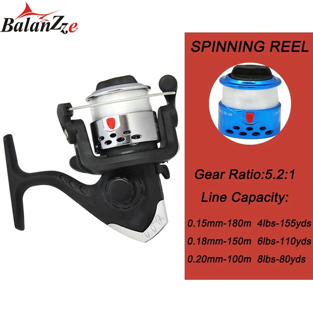 Fishing Spinning Reel with 60m Large Ultralight Folding Fishing Reel  Fishing Line Diameter Line Roller Casting Wheel Vessel - AliExpress