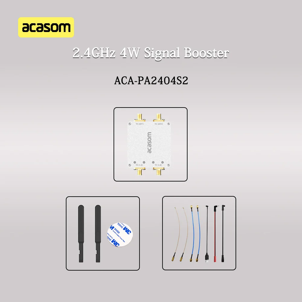 2.4Ghz Signal Booster Range Extender Per Dji Phantom Inspire Mini 3 Pro Mavic 3 Air 2 Spark Cenence Autel Evo Anafi