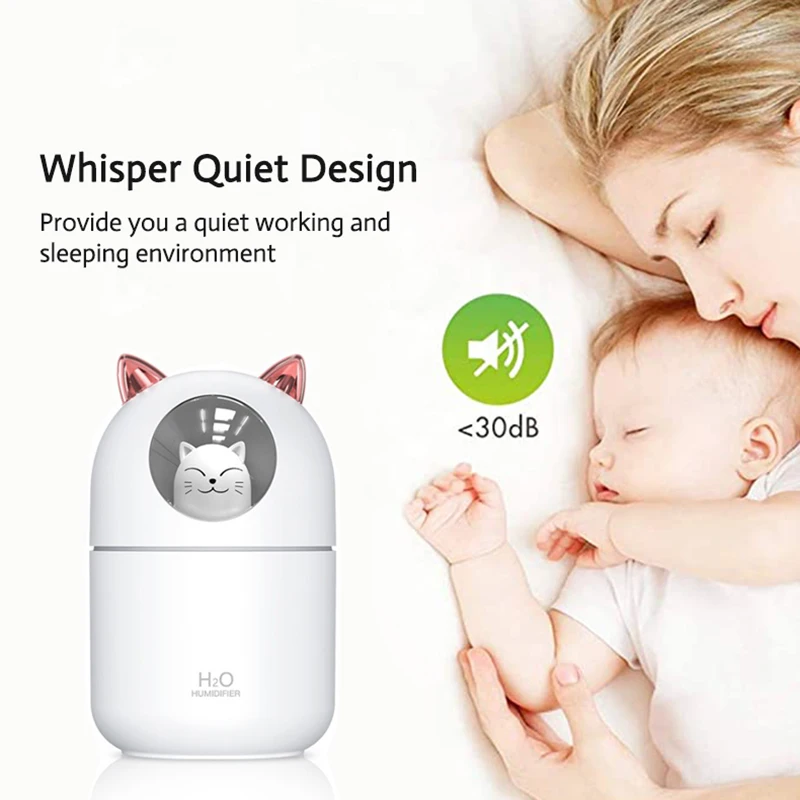 Mini USB Cat Humidifier front view