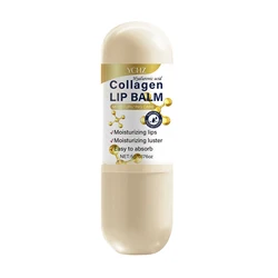 Intensive Hydration Collagen Lip Balm - Firming & Smoothing with 72 - Hour Moisture, Unisex Pre - Lipstick Primer & Lip Care Holiday Essential - 5g (1Pc)