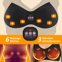 Soutien-gorge de massage électrique portable sans fil chauffant et vibrant pour la poitrine – Appareil stimulant les seins, prévient le relâchement des seins 5