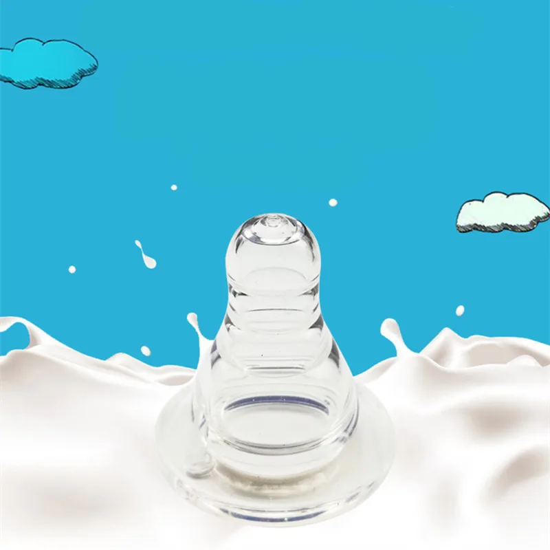 Natural Flow Replacement Nipple for Baby Feeding Bottle