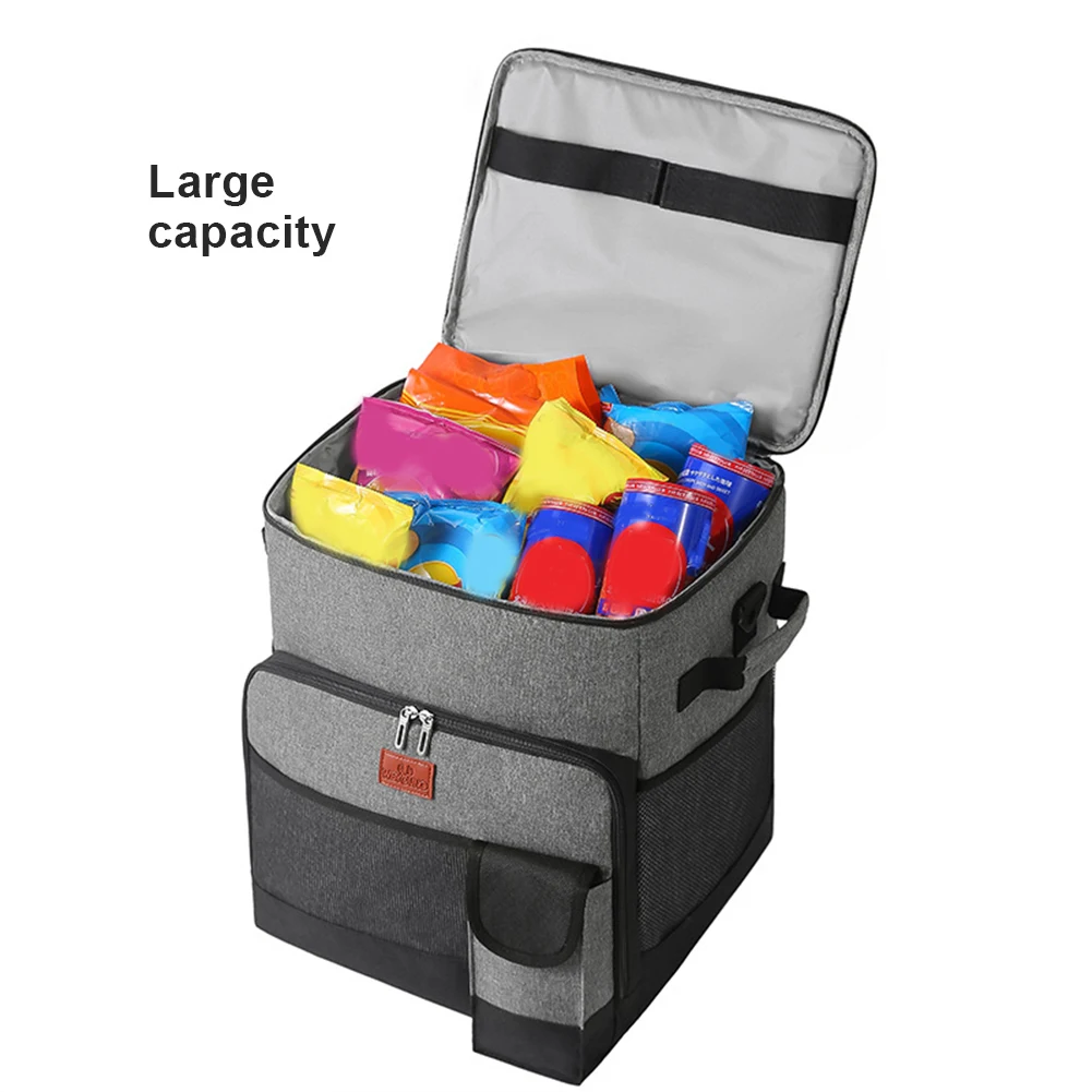 Home & Garden Storage Box with Wheels Thermal Luggage Cooler 35L Camping Organizer Moving Box Collapsible Storage Container