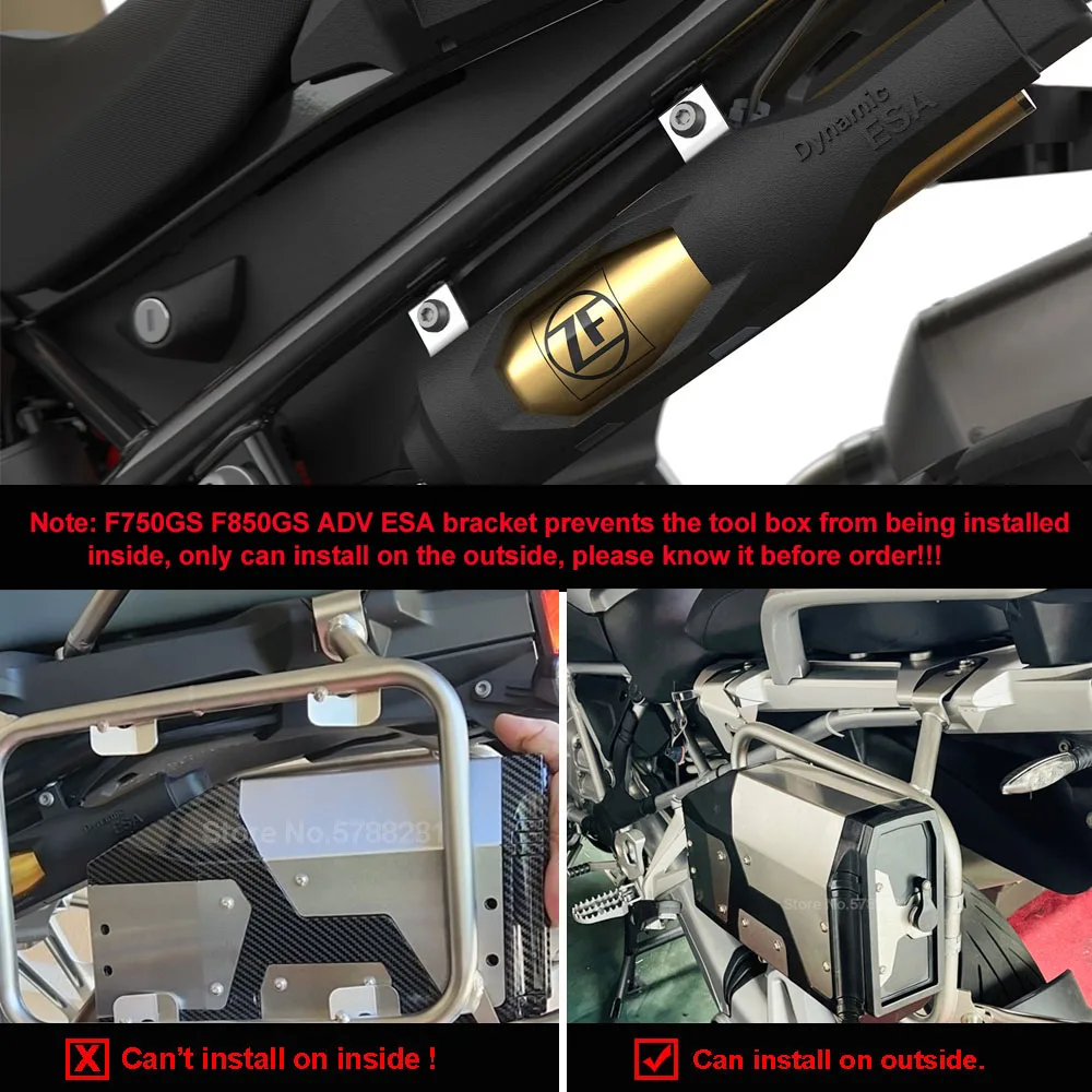 Motorcycle Toolbox 4.2 Liters Decorative Inner Bag For BMW R1250GS LC R1200GS R 1250 F750GS F850GS Adventure 2004-2025
