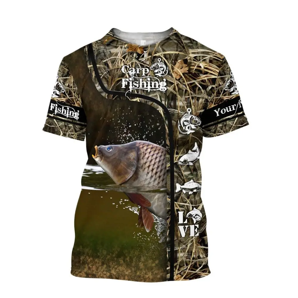 Beach Vacation Leisure Entertainment Angler Men's Clothing T-shirt