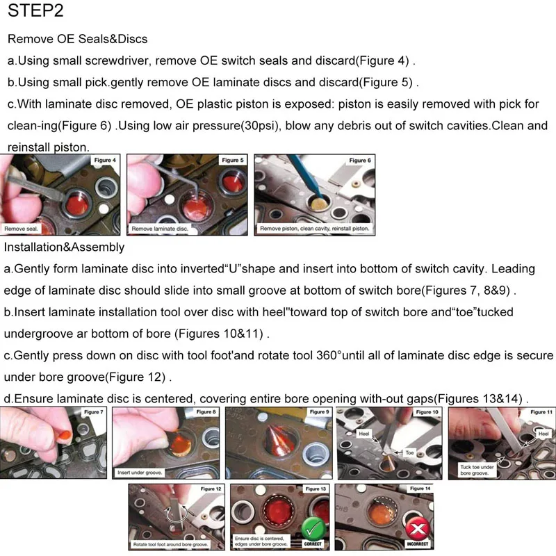 124740-TL30 Pressure Switch Installation Tool Kit Fit for GM Transmissions 6L45 6L50 6L80 6T70 (Gen 1) 6T75 (Gen 1)