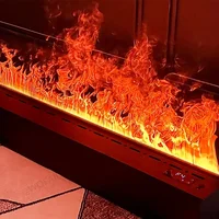 Интеллектуальный внутренний электрический камин с водяными парами, умный паровой светодиодный пламя, подставка для телевизора, украшение камина, 3D камин с водяной паровой водой — изображение 2
