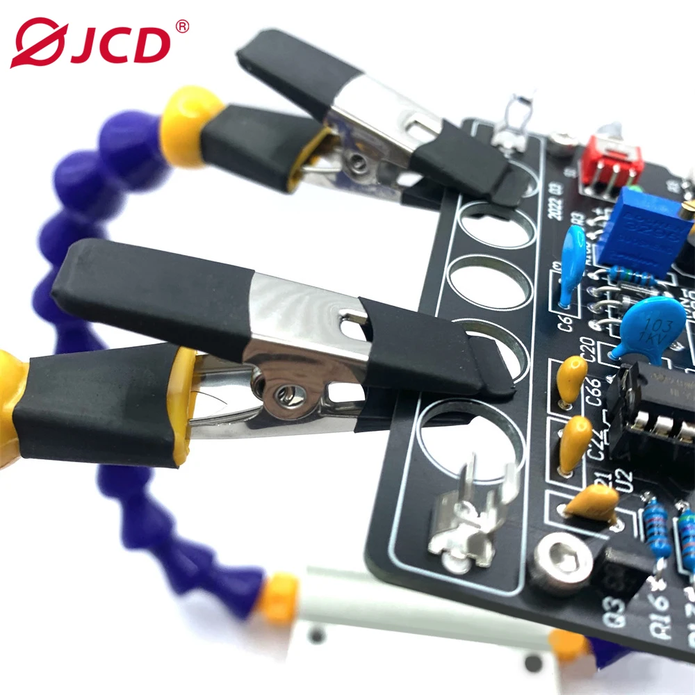 Helping Hands Third Hand Soldering Tool PCB Holder Flexible Arms with Table Clip Crafts Jewelry Hobby Workshop Helping Station
