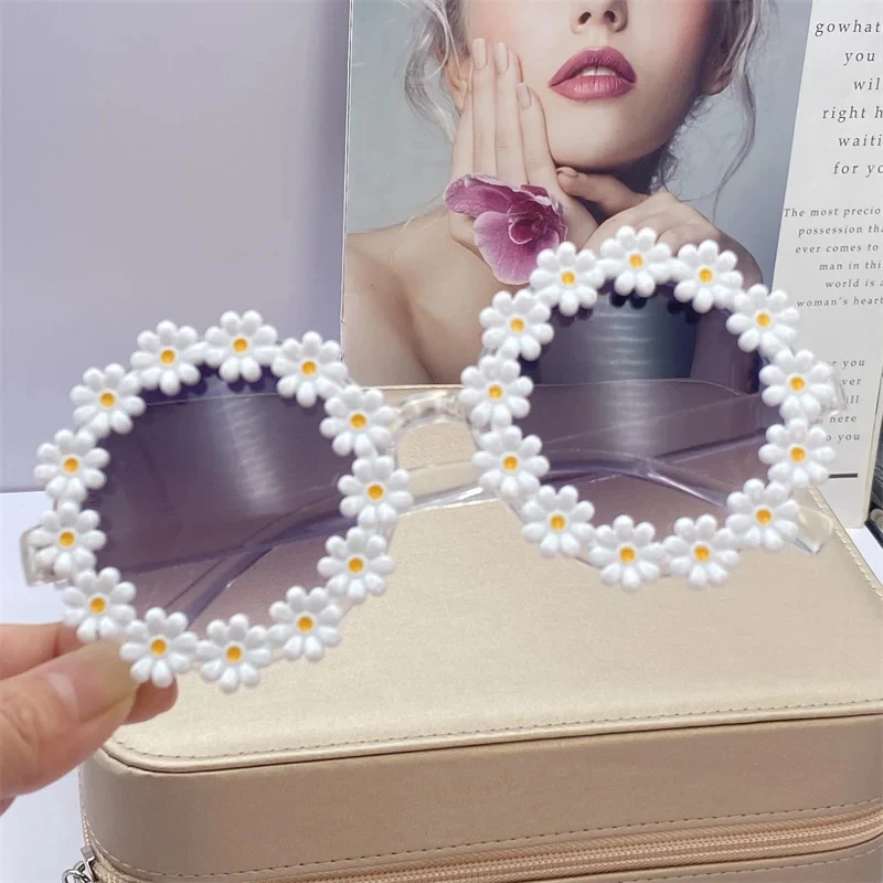 New Kids Sunglasses Children Round Flower Sunglasses Girls Boys Baby Sport Shades Glasses UV400 Outdoor Sun Protection Eyewear