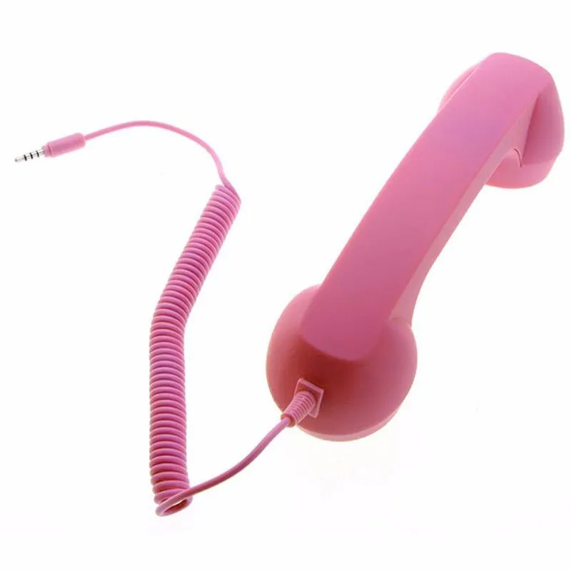 Retro telefono portatile e telefono cablato ricevitori cuffie per un telefono cellulare con comoda chiamata per cellulare - Image 4