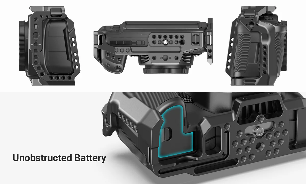 for 4K 6K Quick Release Camera Cage for Blackmagic Design Pocket Cinema 4K Cage