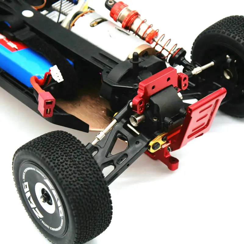 WLtoys 124016 124018 1/12 RC model remote control car metal upgrade accessories rear bumper LC RACING EMB-DTH 6