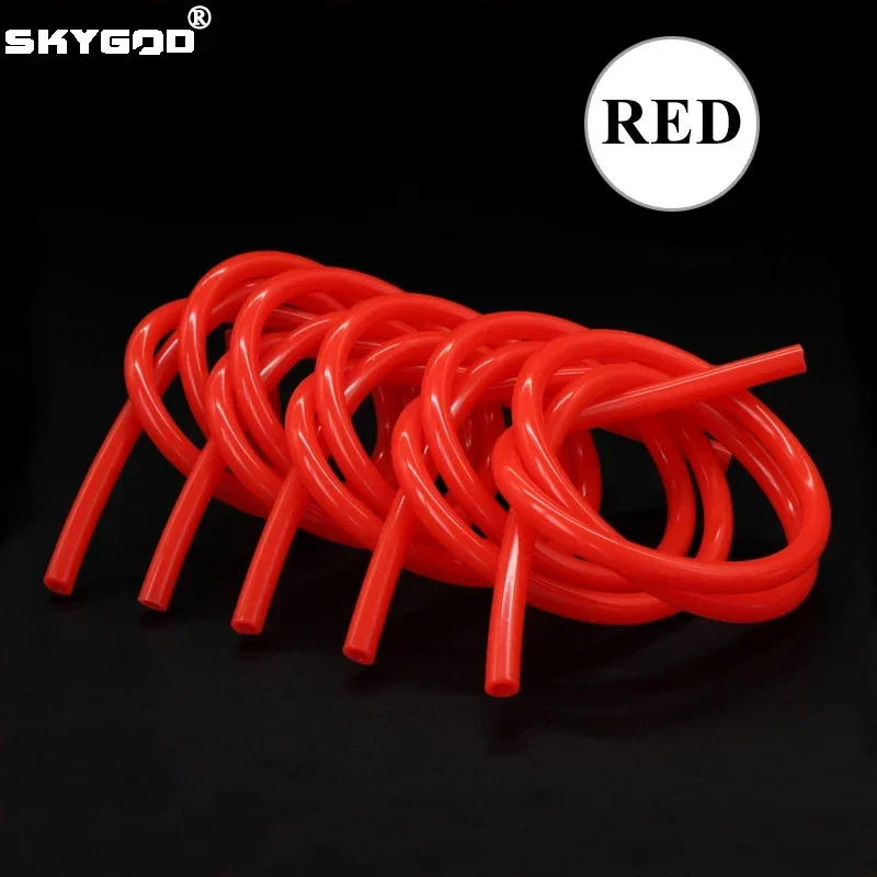 Silicone Tube 1/5/10M Food Grade Red Rubber Hose ID 0.5-32mm Flexible Nontoxic