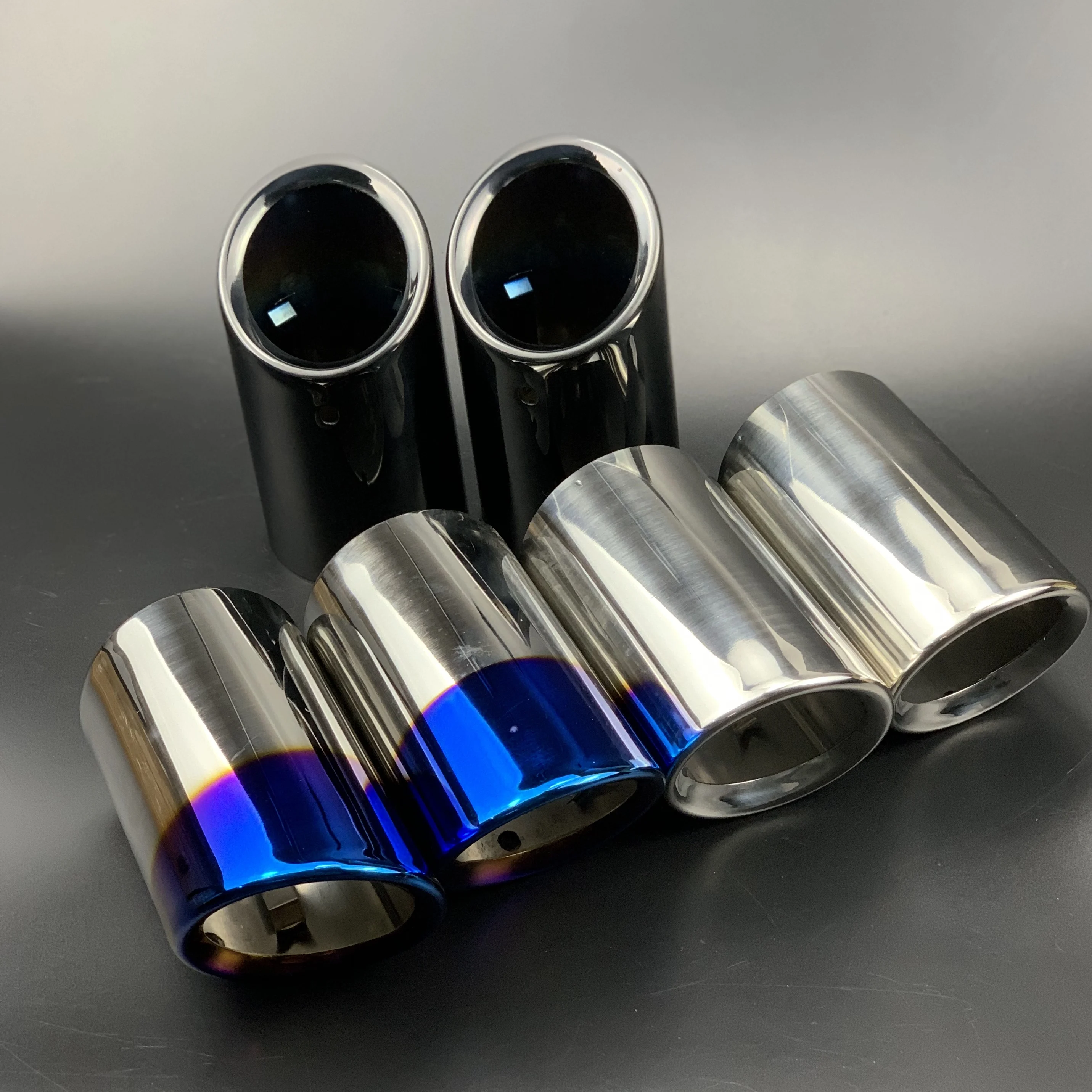 Car Exhaust Pipe Cover For Volkswagen Tiguan Jetta Passat Cc Golf Beetle Tt Eos Amarok Touran T-Roc Atlas Tarok Scirocco Skoda