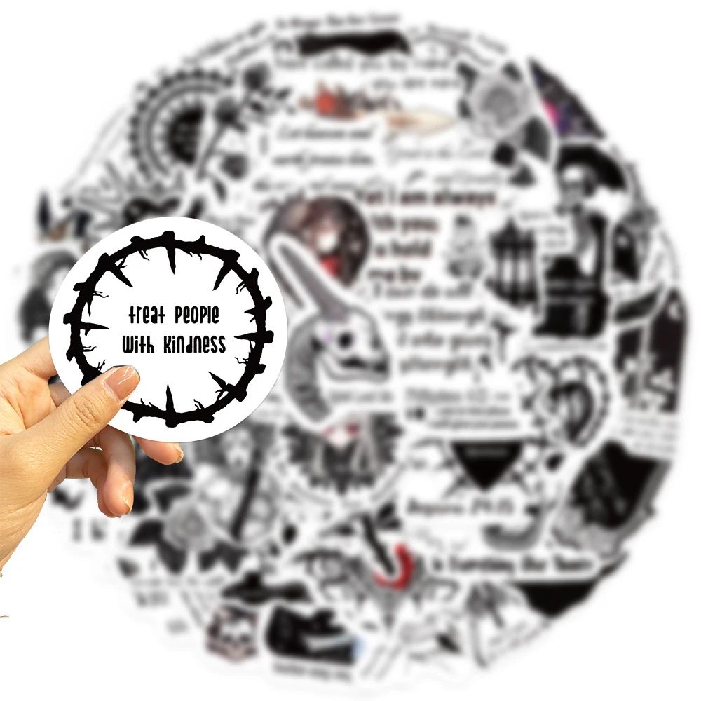 Рисунок 5 - Стикеры аниме в готическом стиле