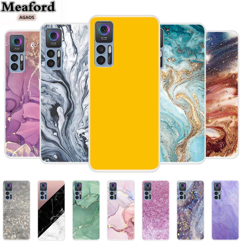 for-tcl-30-5g-case-marble-soft-silicone-back-cover-phone-cases-for-tcl